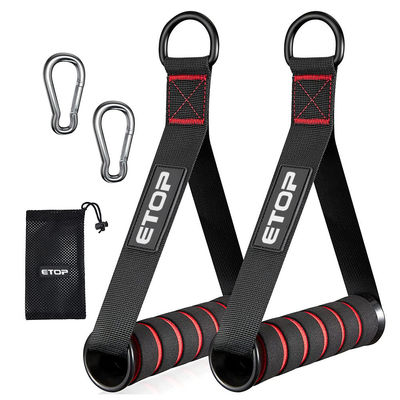 Peningkatan berat Badan Gym Peralatan Pulldown Attachments Mesin Kabel Latihan Genggam
